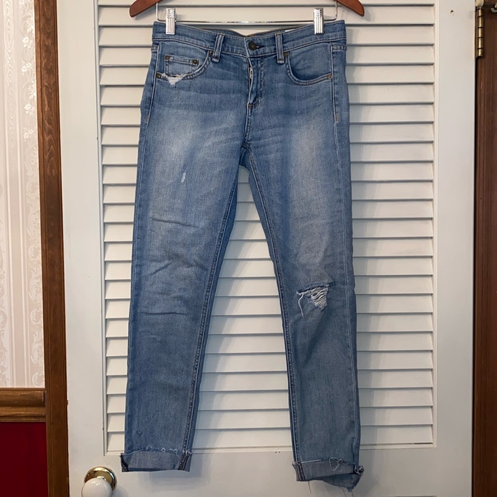 Rag & bone Dre Capri boyfriend jeans 25